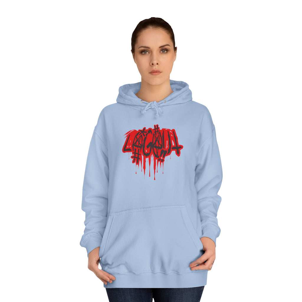 Bold Graffiti log out Hoodie, Unisex Streetwear, Comfortable Casual Wear,