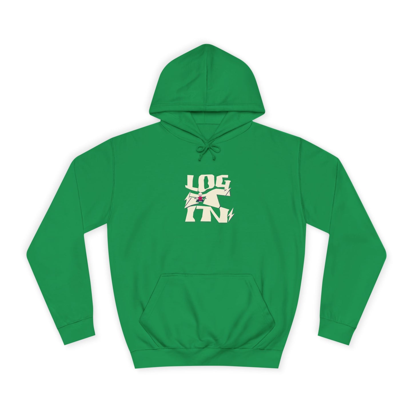 Cozy Unisex Log it in Hoodie - Floral Design, Ideal Gift, Casual Wear, Spring Wardrobe Essentials