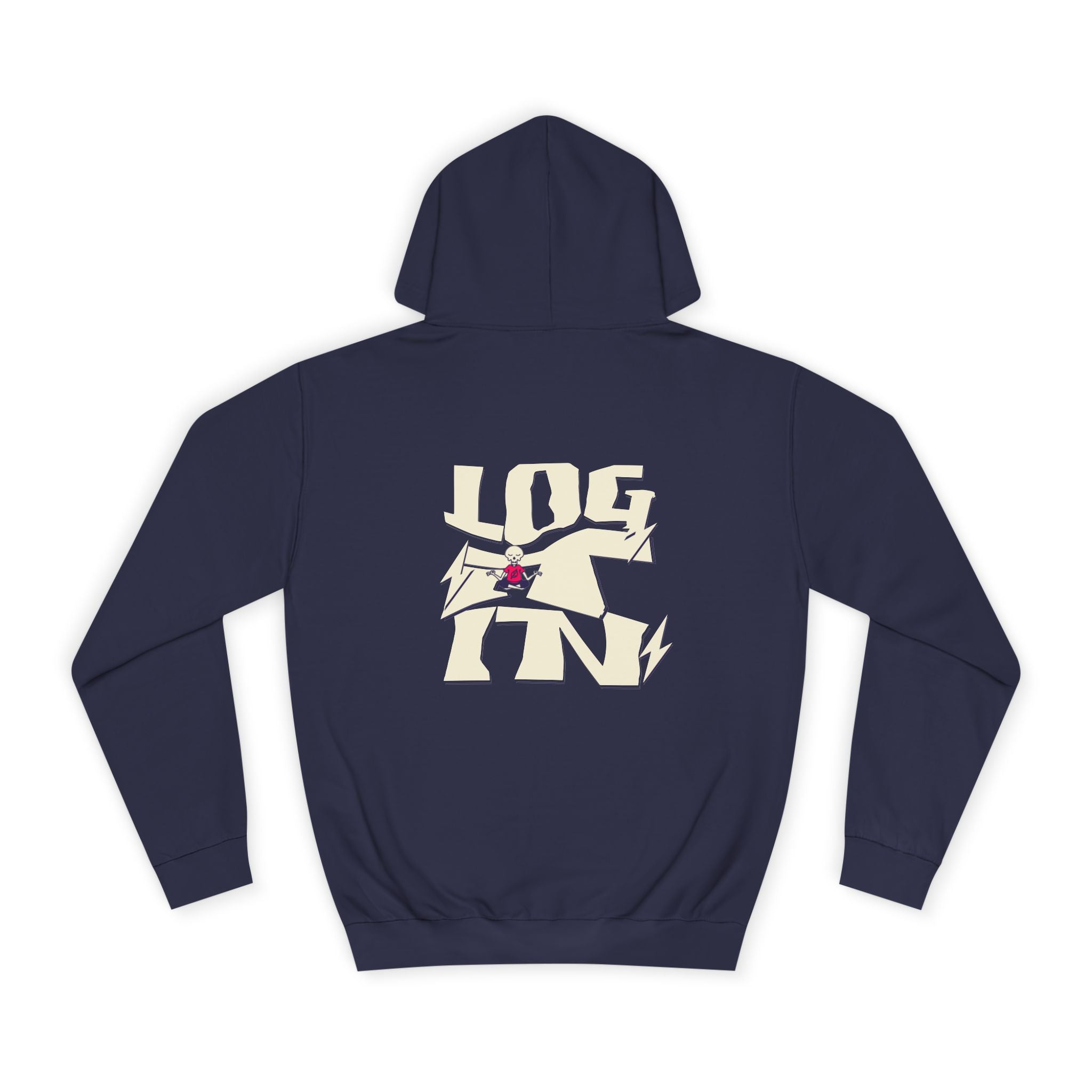 Cozy Unisex Log it in Hoodie - Floral Design, Ideal Gift, Casual Wear, Spring Wardrobe Essentials