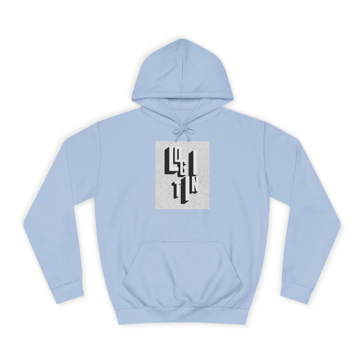 Minimalist Hoodie, Unisex Sweatshirt, Cozy Campus Wear, Student Gift, Modern Graphic Hoodie