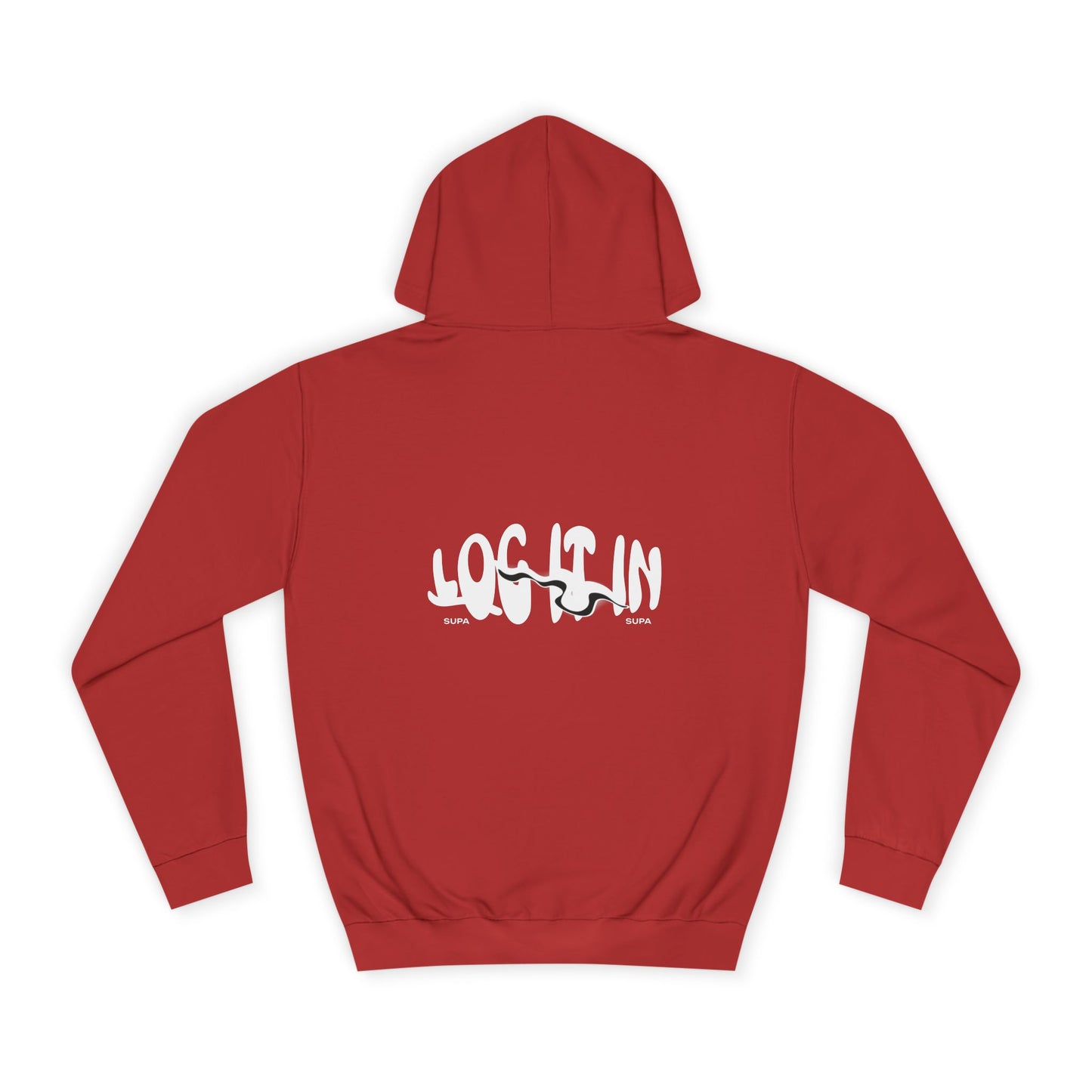 Minimalist Unisex Log it in Hoodie with Design