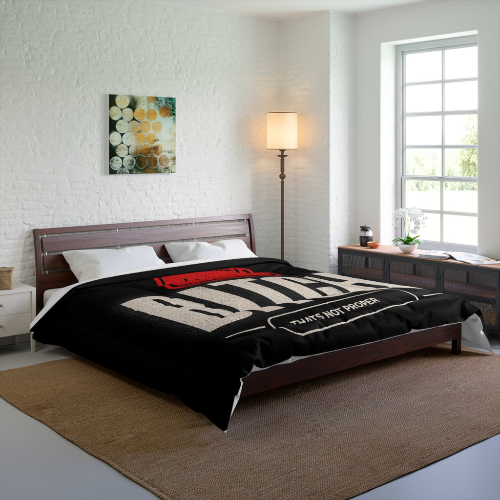 "Log it out"Comforter