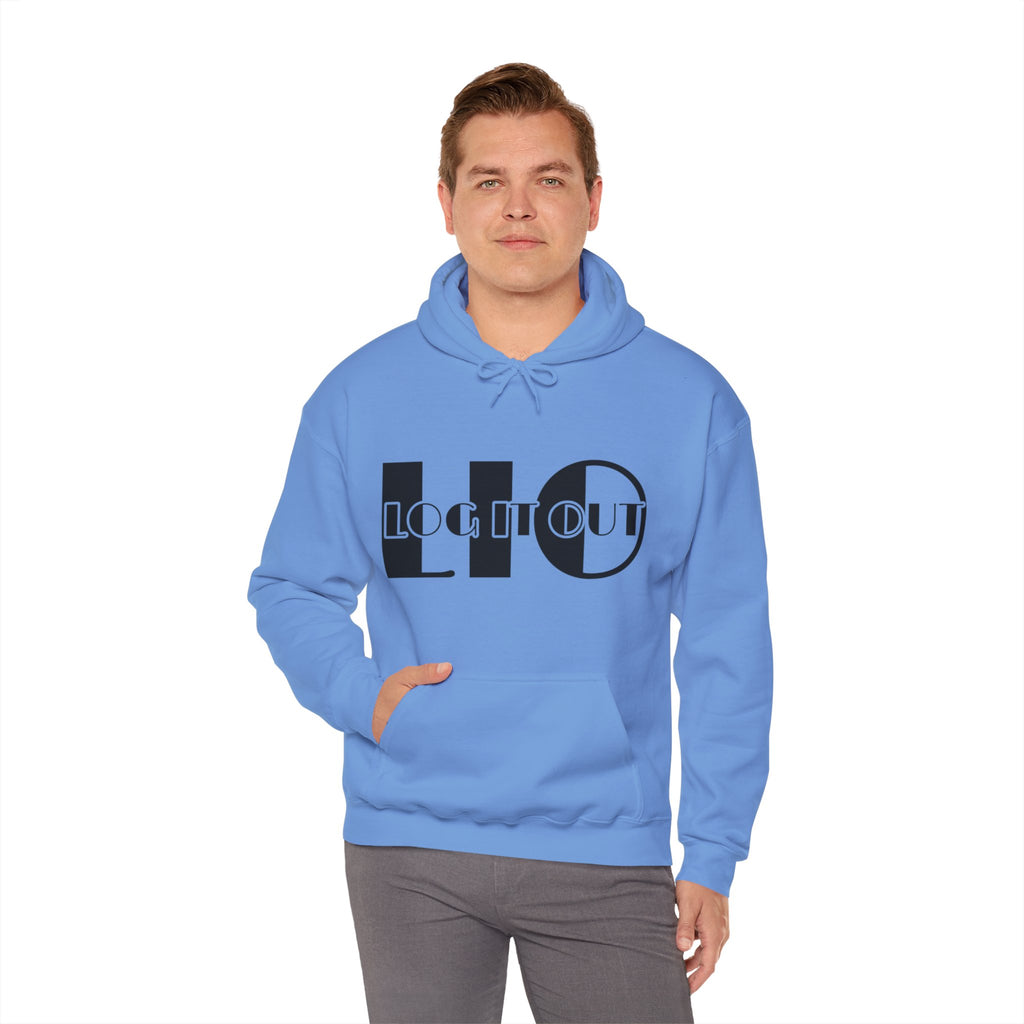 Log it out Unisex Heavy Blend™ Hooded Sweatshirt