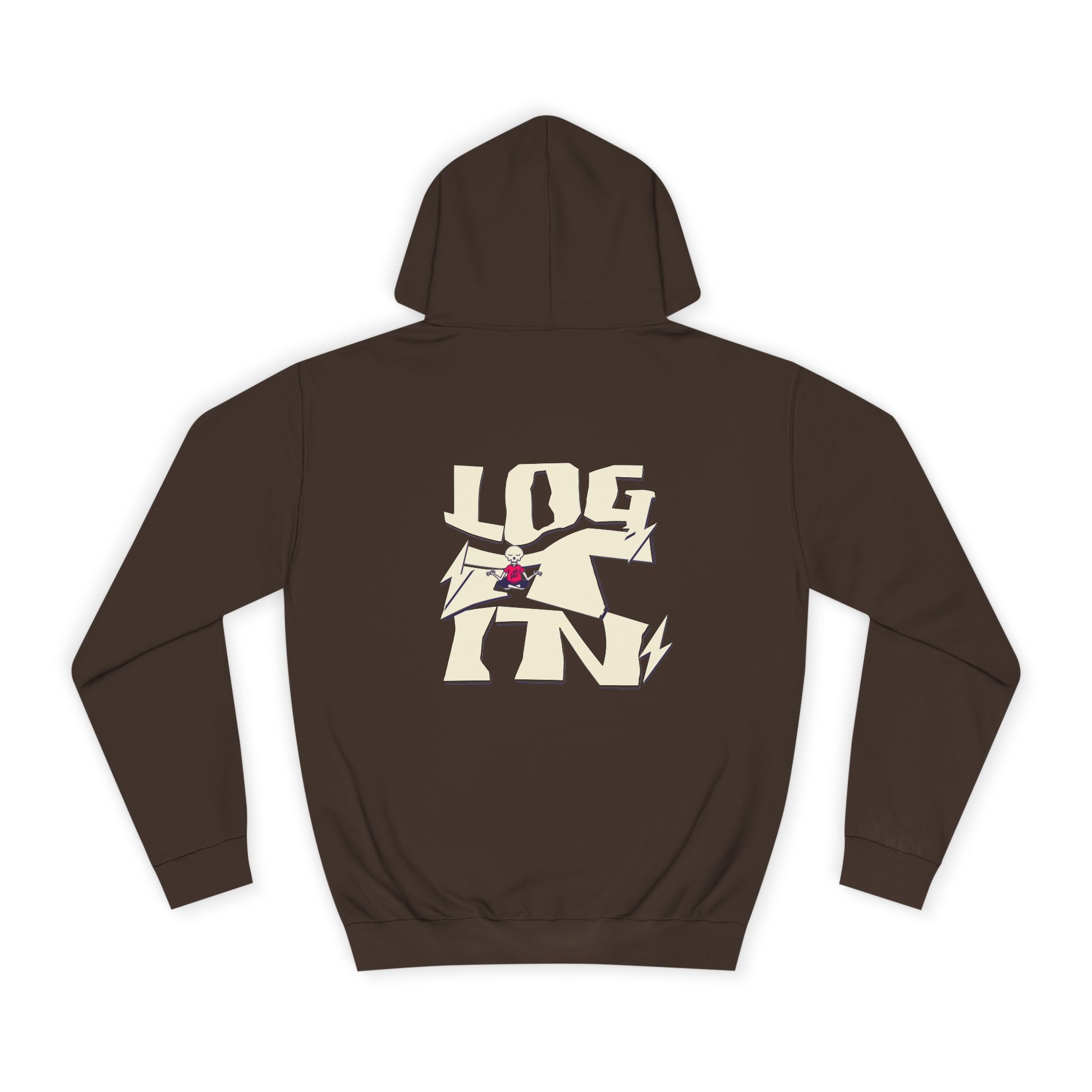 Cozy Unisex Log it in Hoodie - Floral Design, Ideal Gift, Casual Wear, Spring Wardrobe Essentials