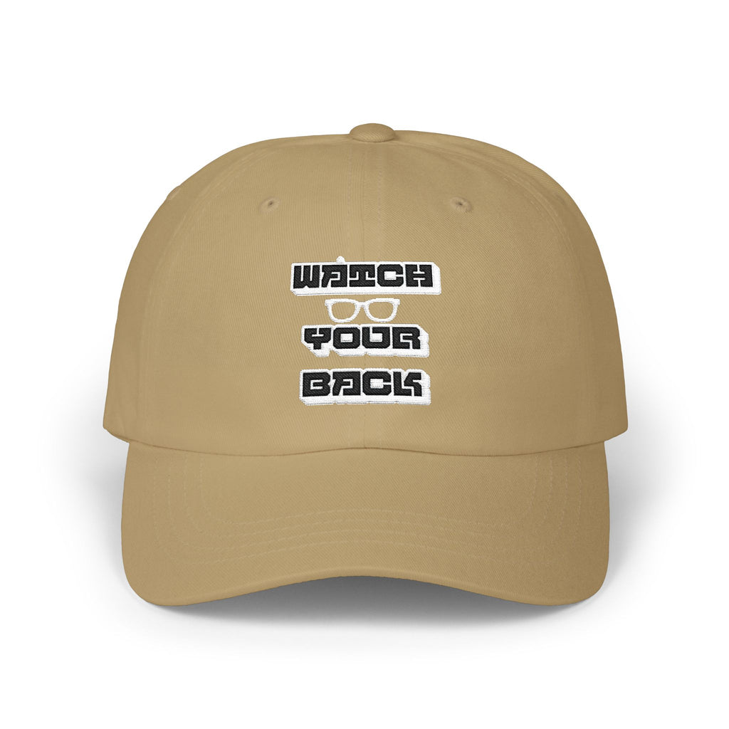 "Watch Your Back" Embroidered Retro Streetwear Hat