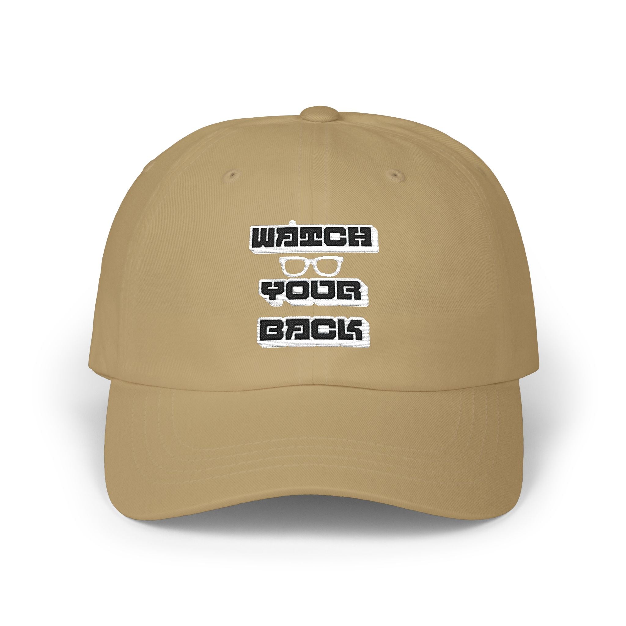 "Watch Your Back" Embroidered Retro Streetwear Hat