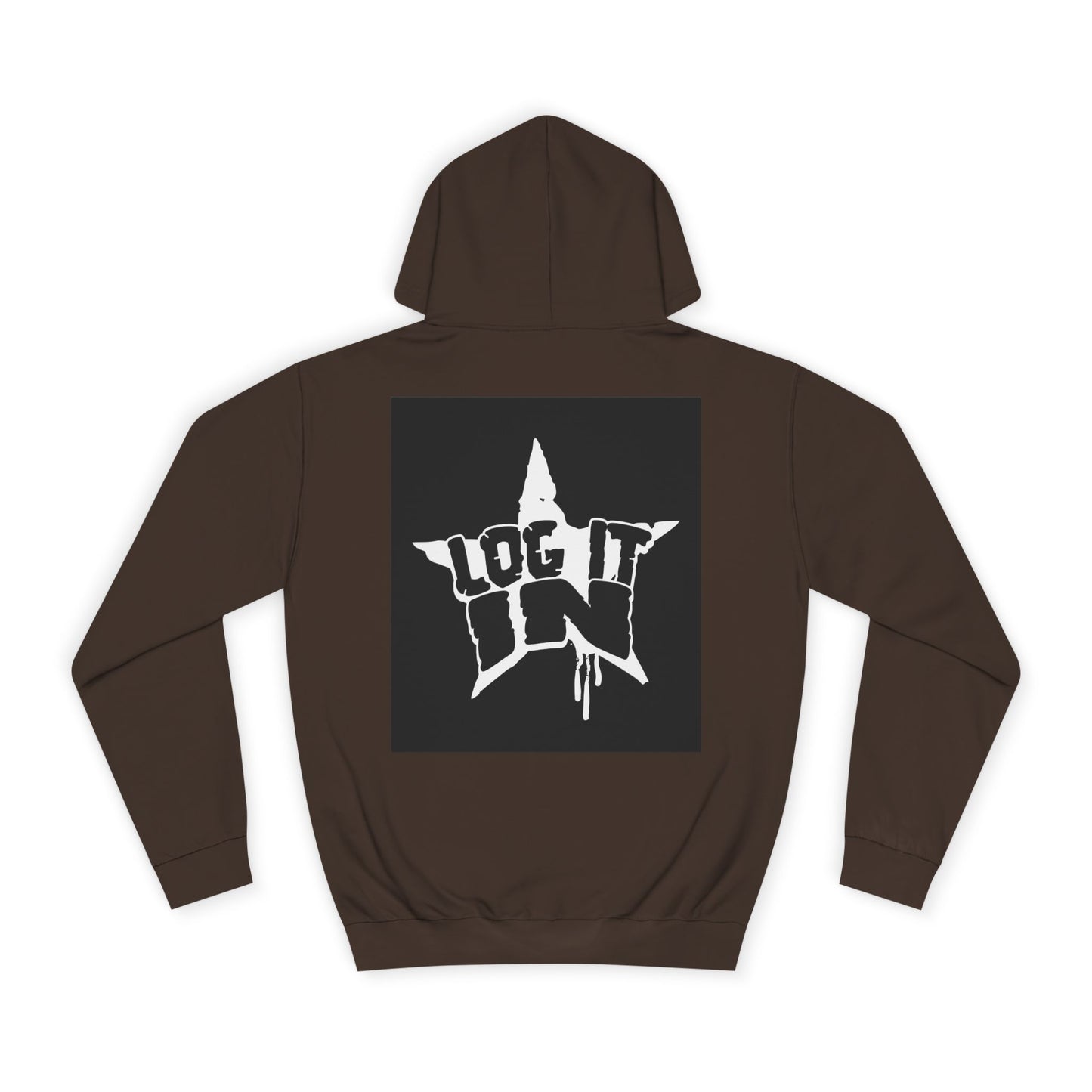 Unisex Log it in Hoodie, Trendy Hooded Sweatshirt, Spirit Wear, Casual Streetwear, Gift
