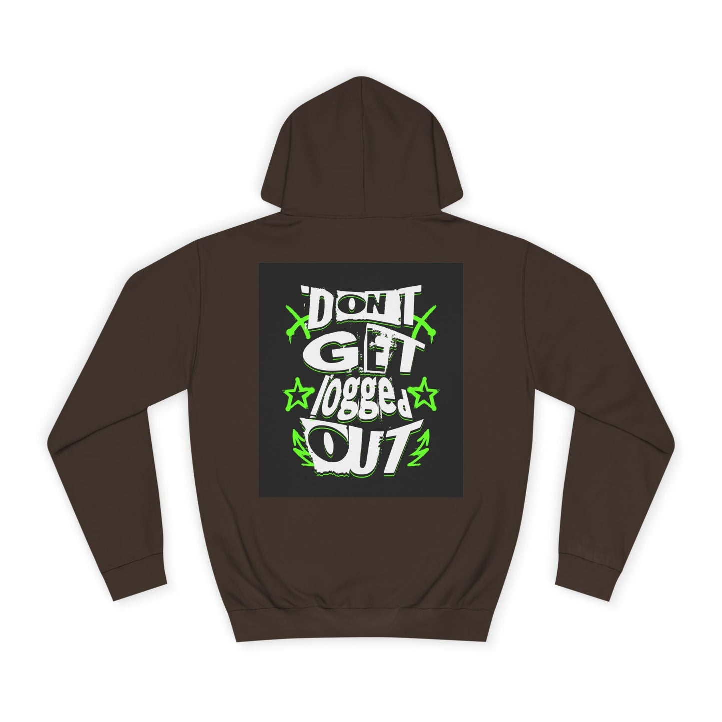 Vibrant Unisex Hoodie - Perfect for Life, Casual Outings & Gift Ideas - Fun Design: 'Don't Get Logged Out!'