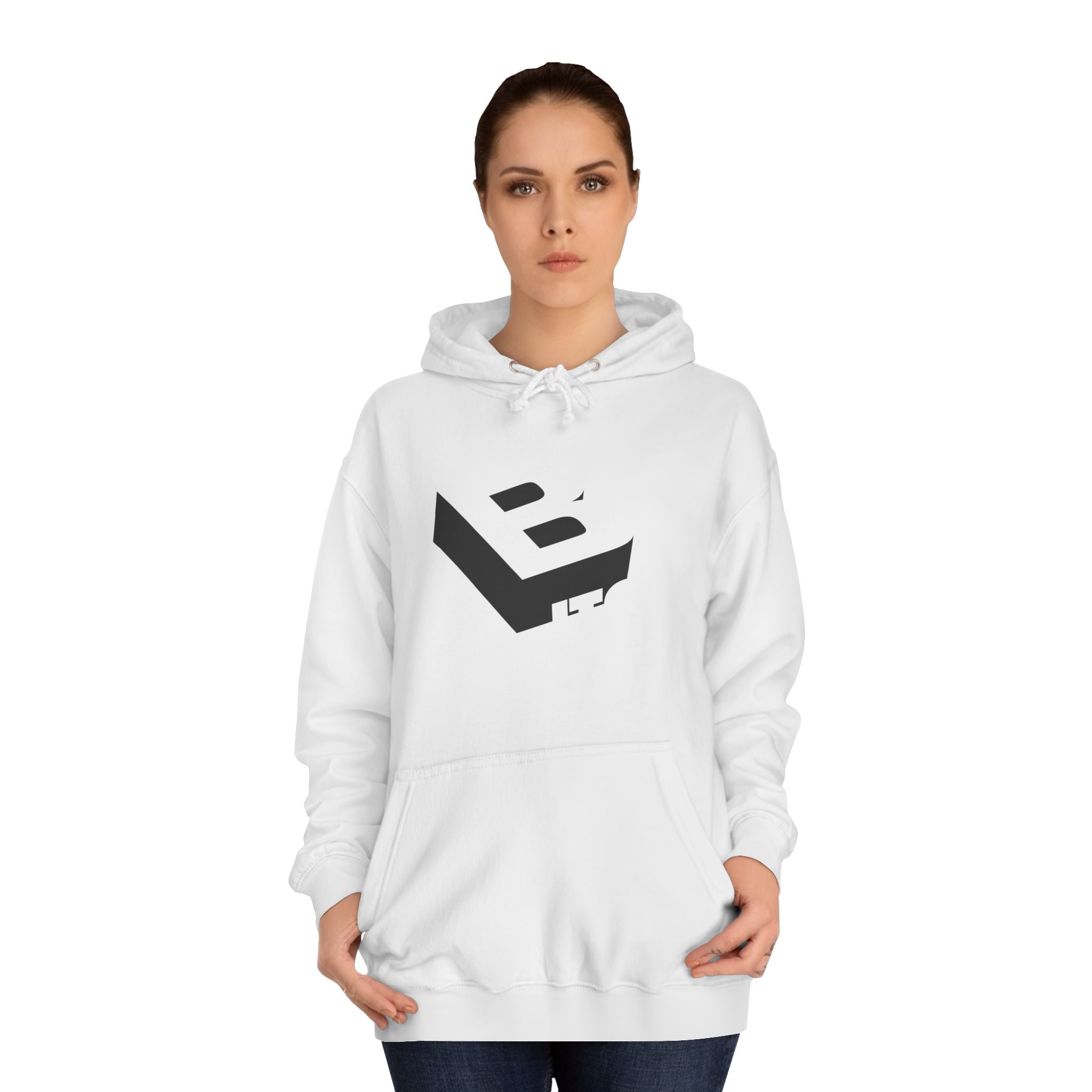 Unisex Hoodie with Bold Logo Design