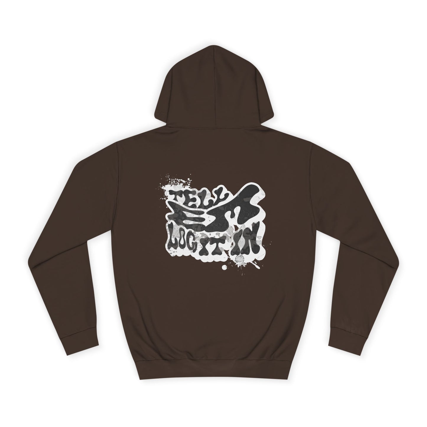 Trendy Unisex Tell em log it in Hoodie: Stylish Streetwear, Casual Wear, great Gift , Cozy Layering, Unique trendy Style