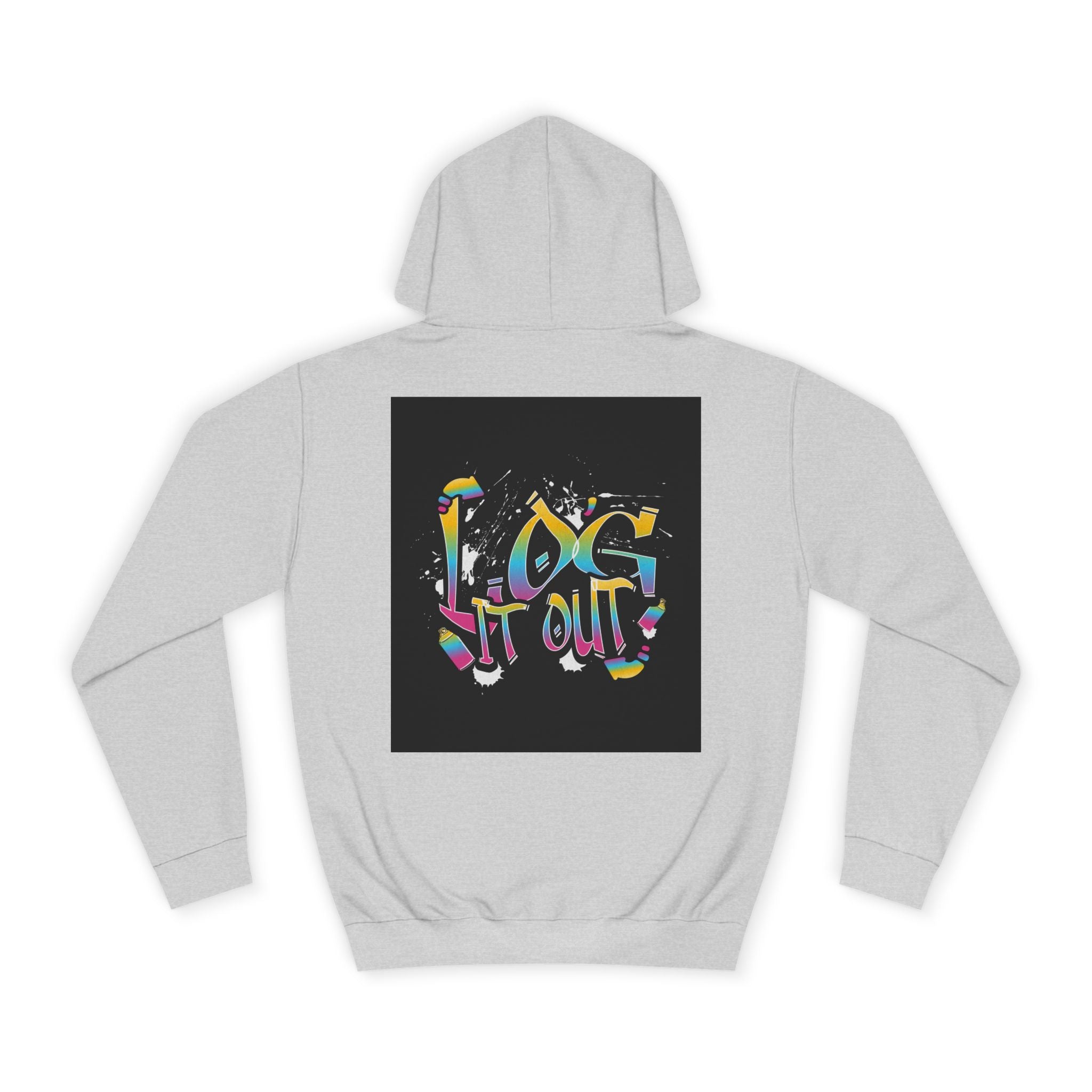 Colorful Unisex log it out Hoodie - Perfect for Students, Casual Wear, Gifts, Relaxed Style, trendy wear