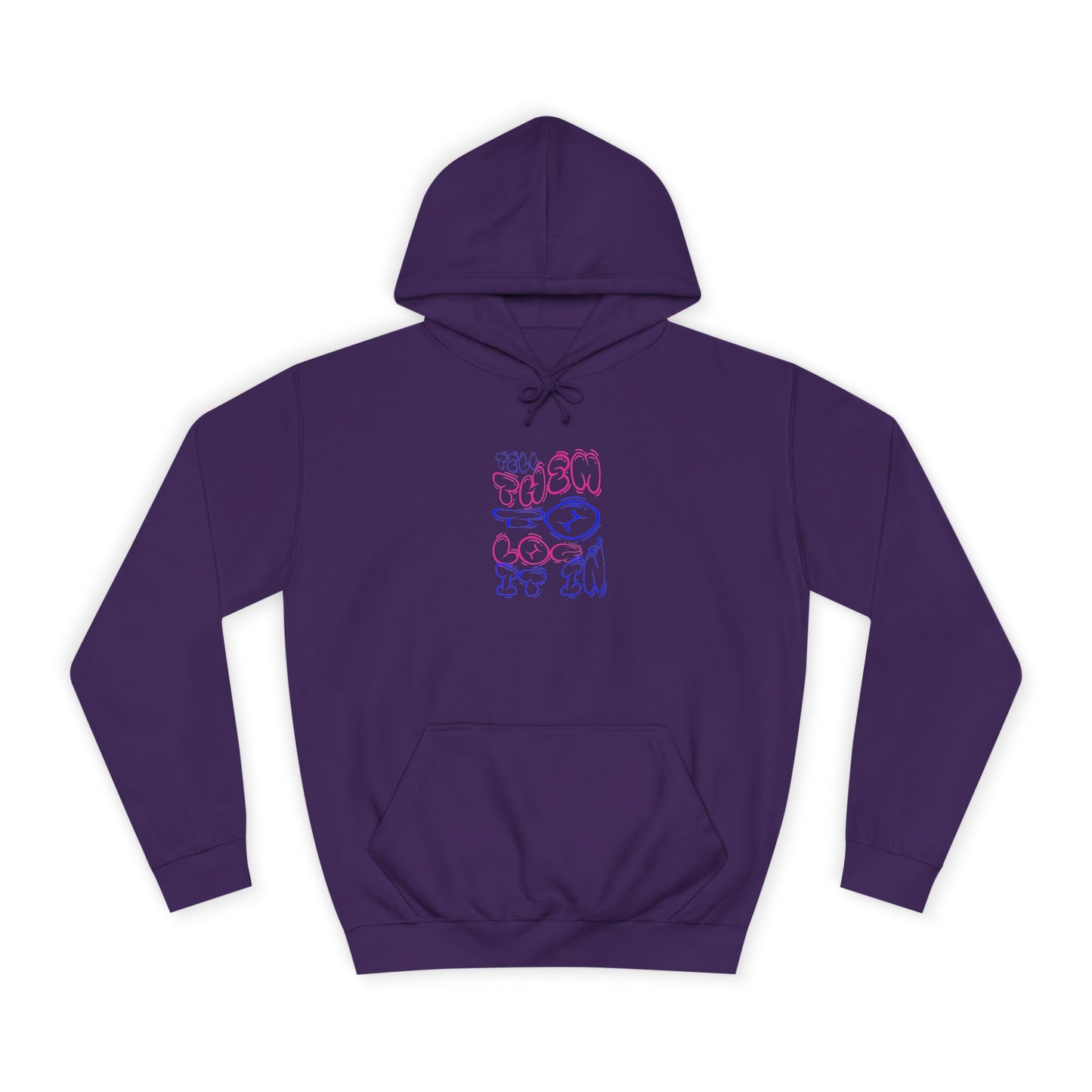 Chill Vibes Log it in Hoodie | Cozy Unisex Sweatshirt, Gifts for Graduates, Apparel, Everyday Comfort