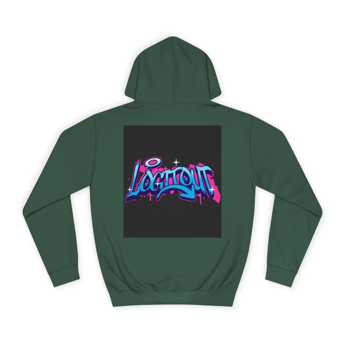 Unisex Hoodie with Colorful Graffiti Design - Trendy Streetwear, Perfect for Life, Gift, Casual Wear