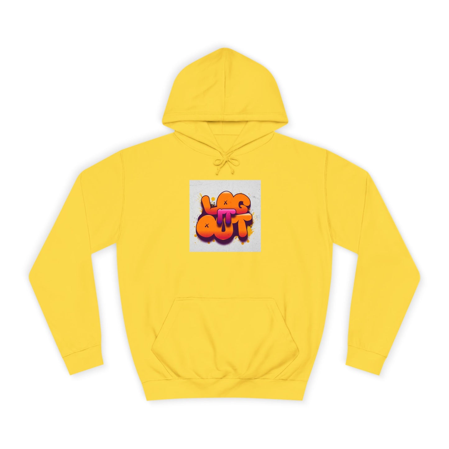 Vibrant Unisex Log it out Hoodie - Trendy, Comfortable Streetwear, Ideal for Life, Casual Outings, Gifts, and more!