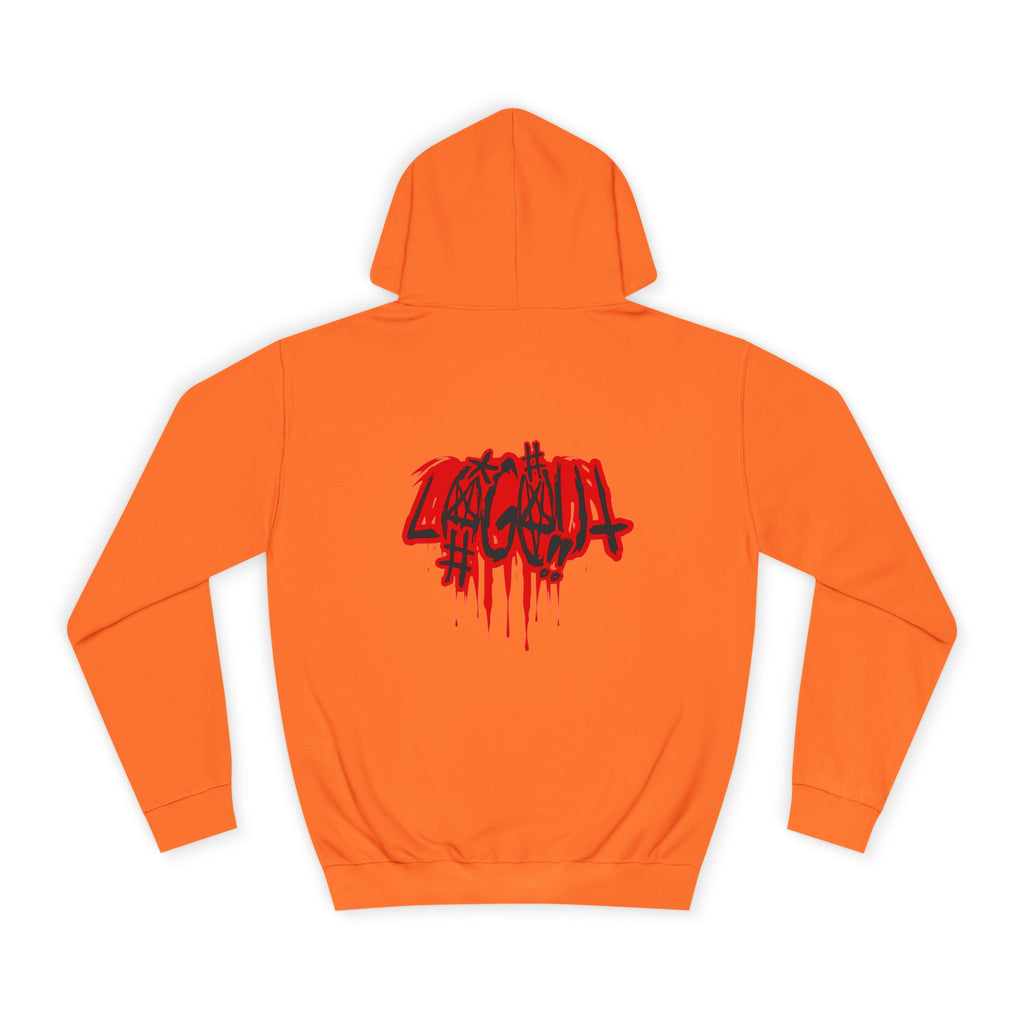 Bold Graffiti log out Hoodie, Unisex Streetwear, Comfortable Casual Wear,