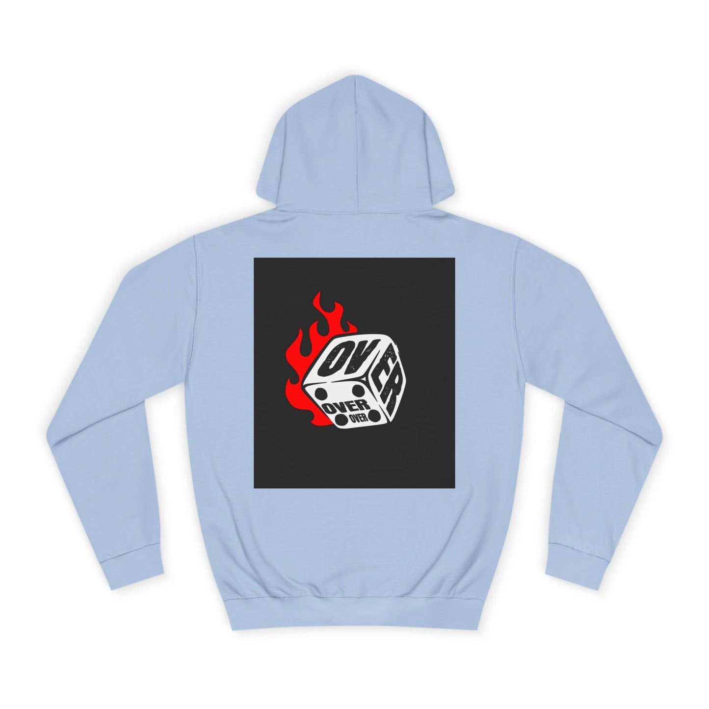 OVER Graphic Hoodie, Oversized Sweatshirt, Trendy Unisex Hoodie, Gift, Casual Layering Top