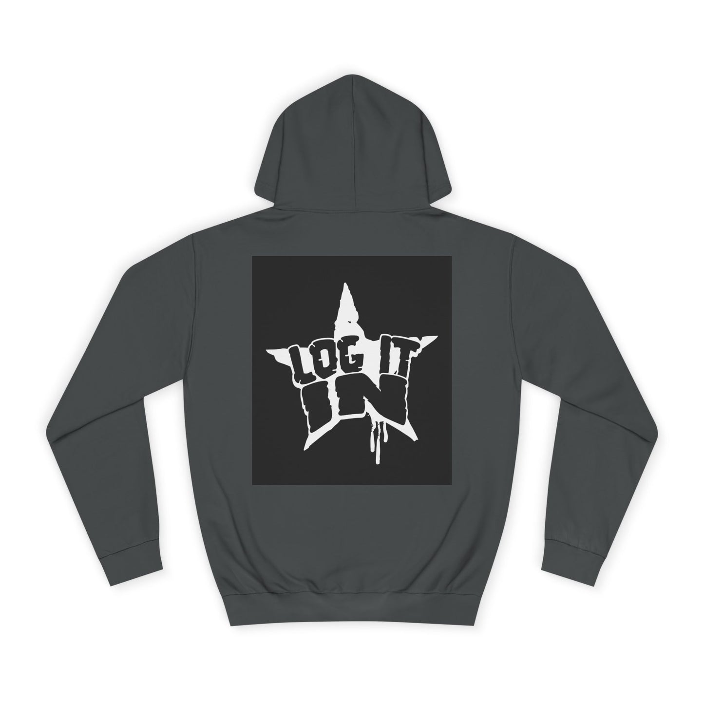 Unisex Log it in Hoodie, Trendy Hooded Sweatshirt, Spirit Wear, Casual Streetwear, Gift
