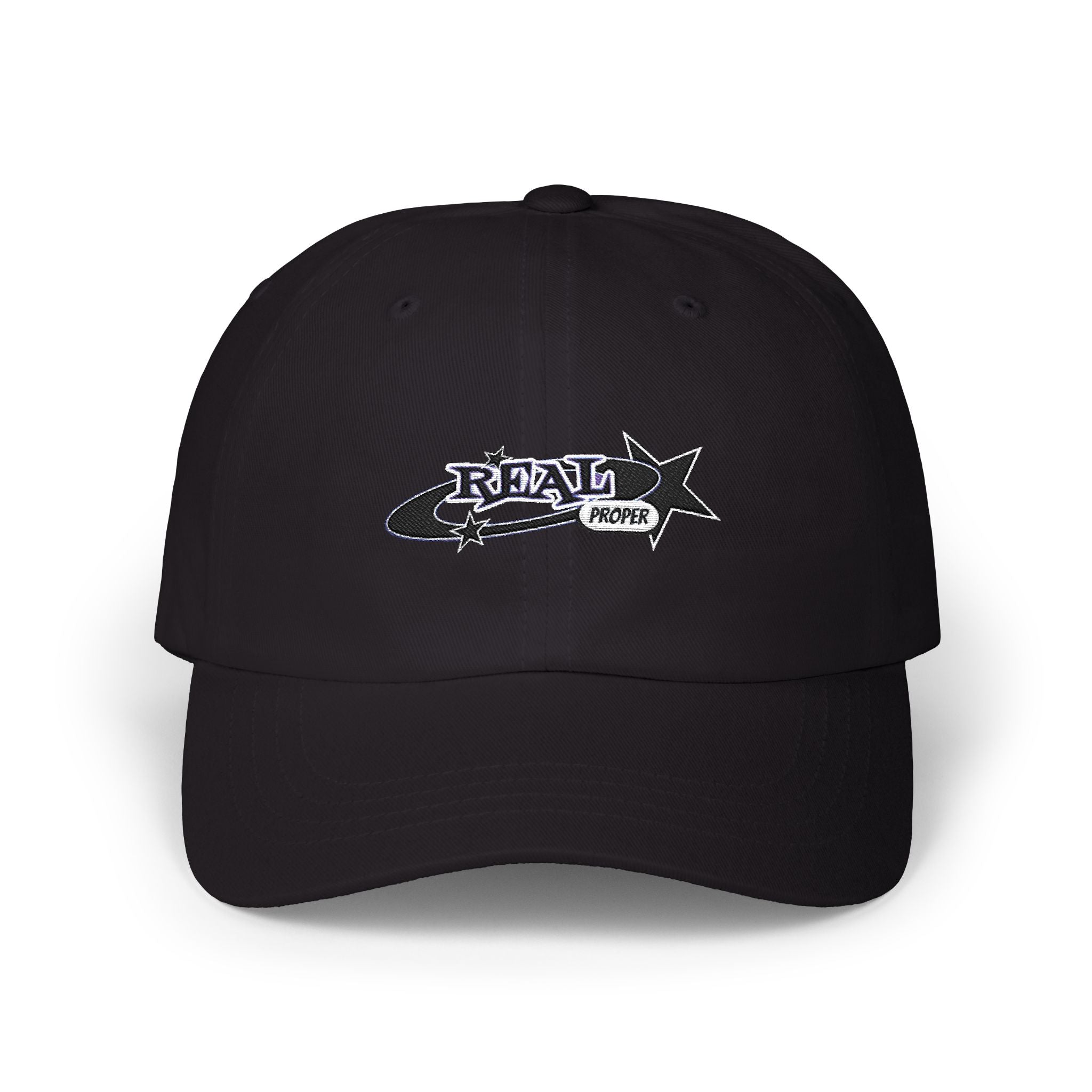 Cap — "REAL PROPER" Star Embroidered Casual Hat
