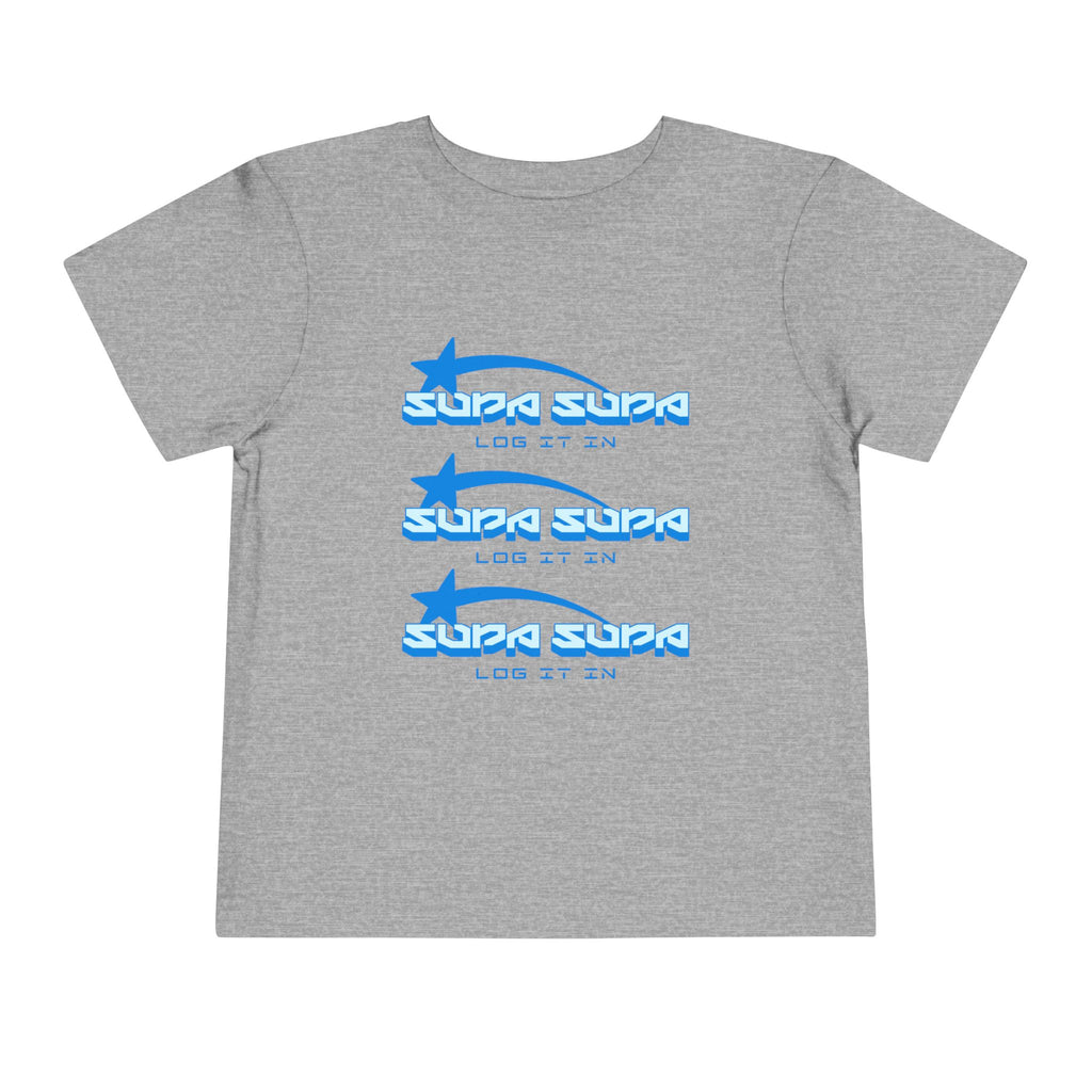 Toddler Tee — Blue Star 'Supa Supa' Graphic Shirt