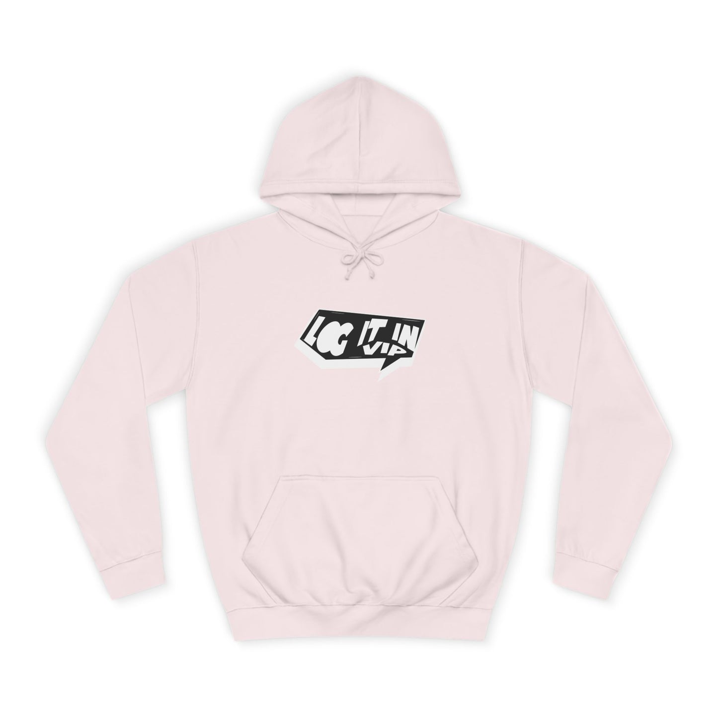 Unisex log it in Hoodie, Cozy Sweatshirt, Everyday Wear, Gift for Students, Youth Fashion, trendy Essentials