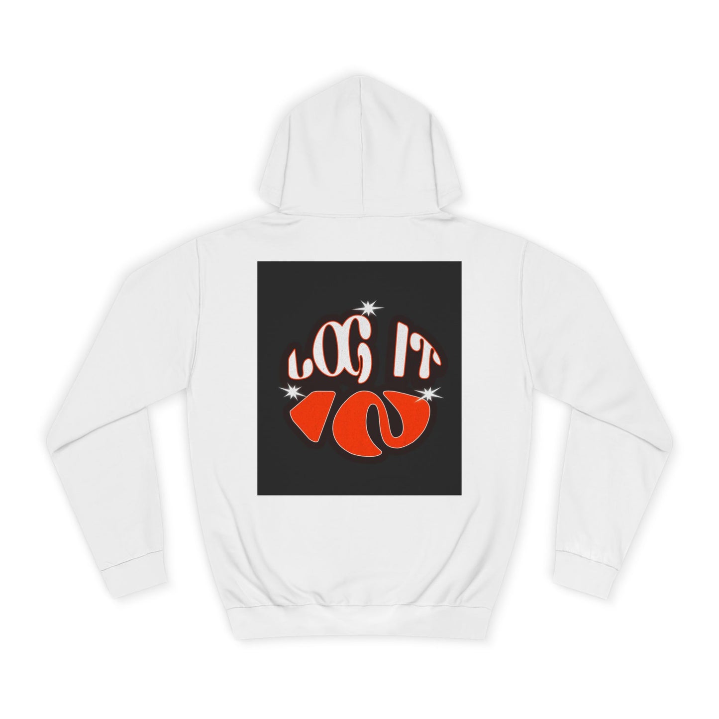 Trendy Unisex Log it in Hoodie, Casual Wear, custom Gear, Gift, Relaxed Fit