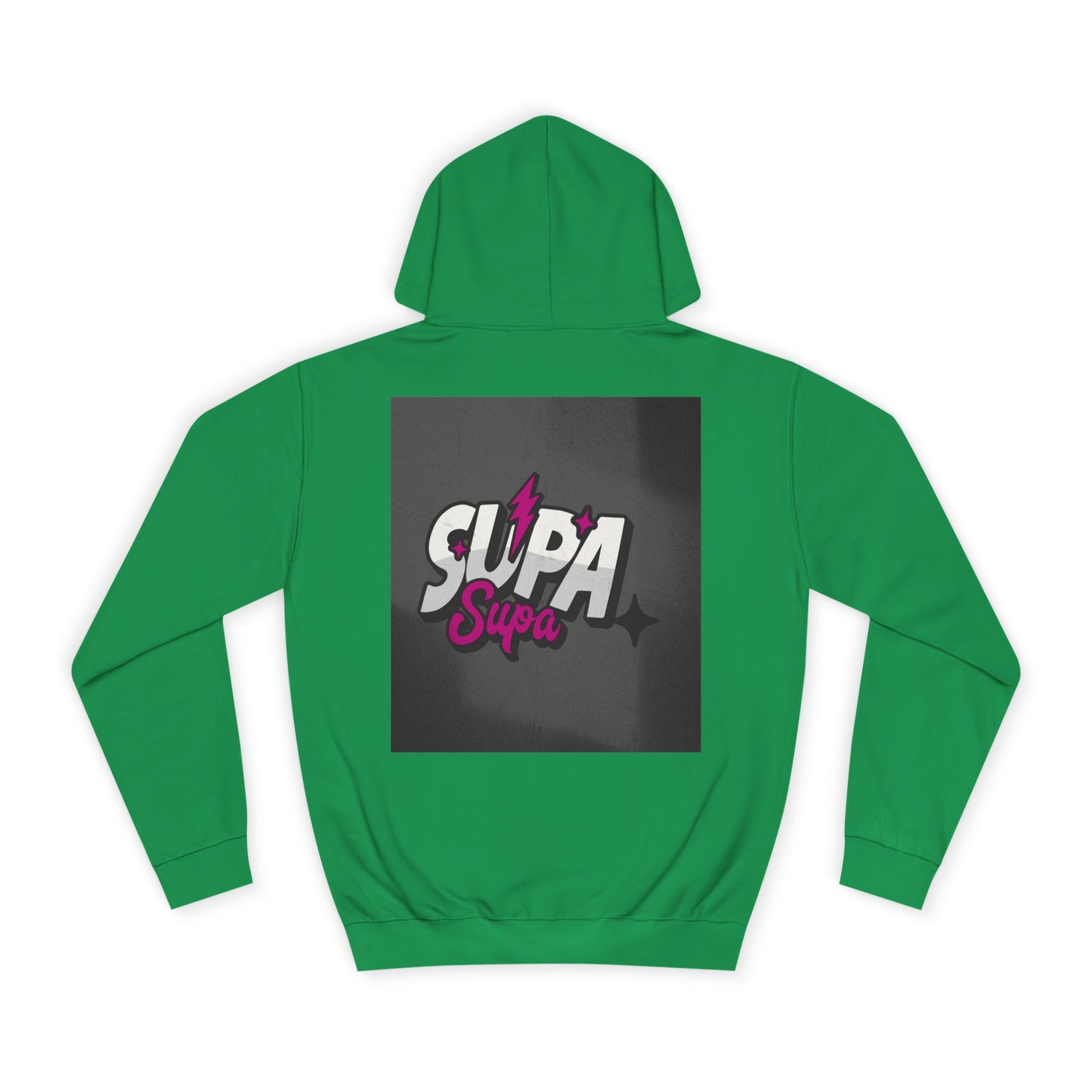 Trendy Unisex Hoodie with Fun 'Supa' Design, Cozy Streetwear, Perfect for Students, Gifts,