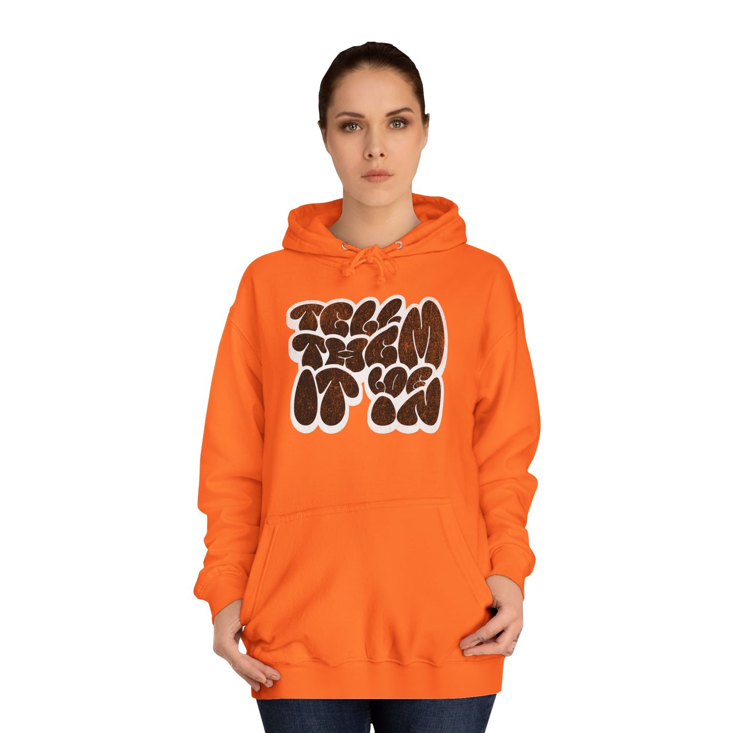Unisex log it in Hoodie, Trendy Apparel, Casual Streetwear, Perfect for Gifts, Everyday Comfort Wear