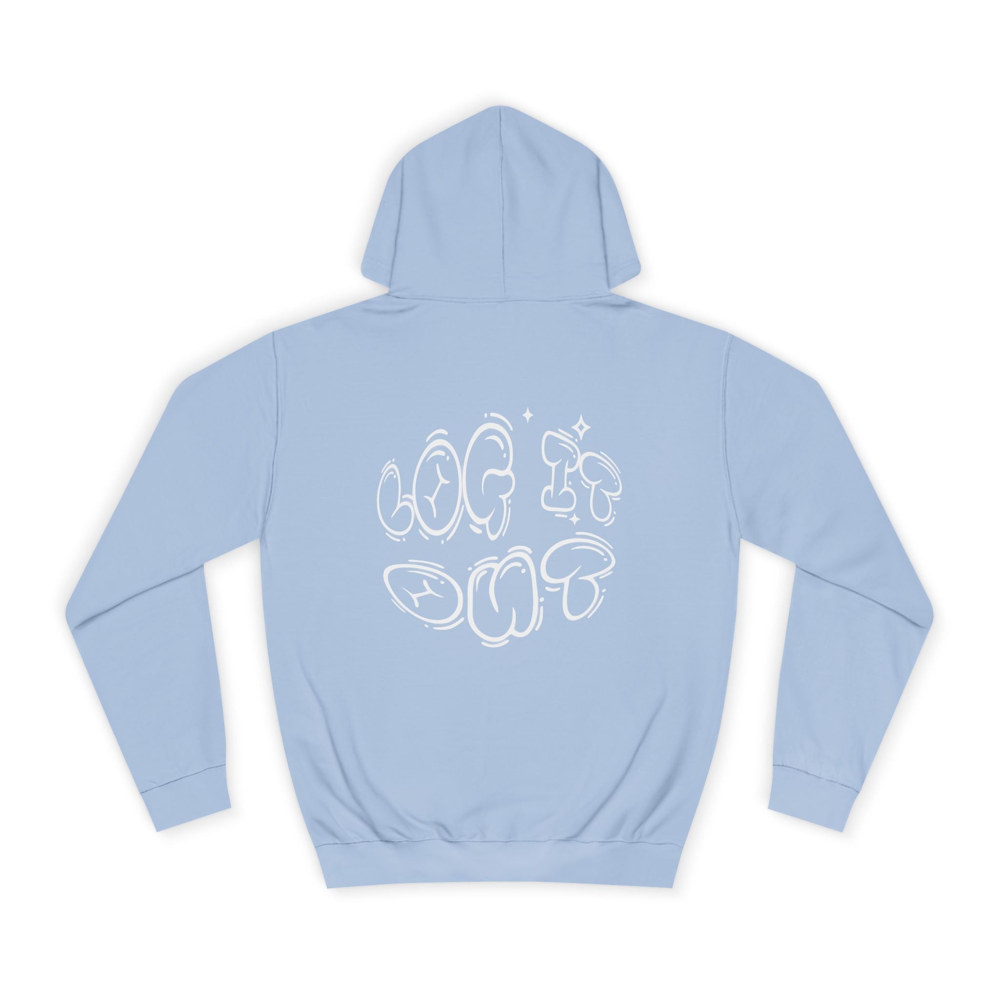 Cozy Unisex Hoodie - "Log It Out" Graphic - Perfect for Casual Wear, Gift