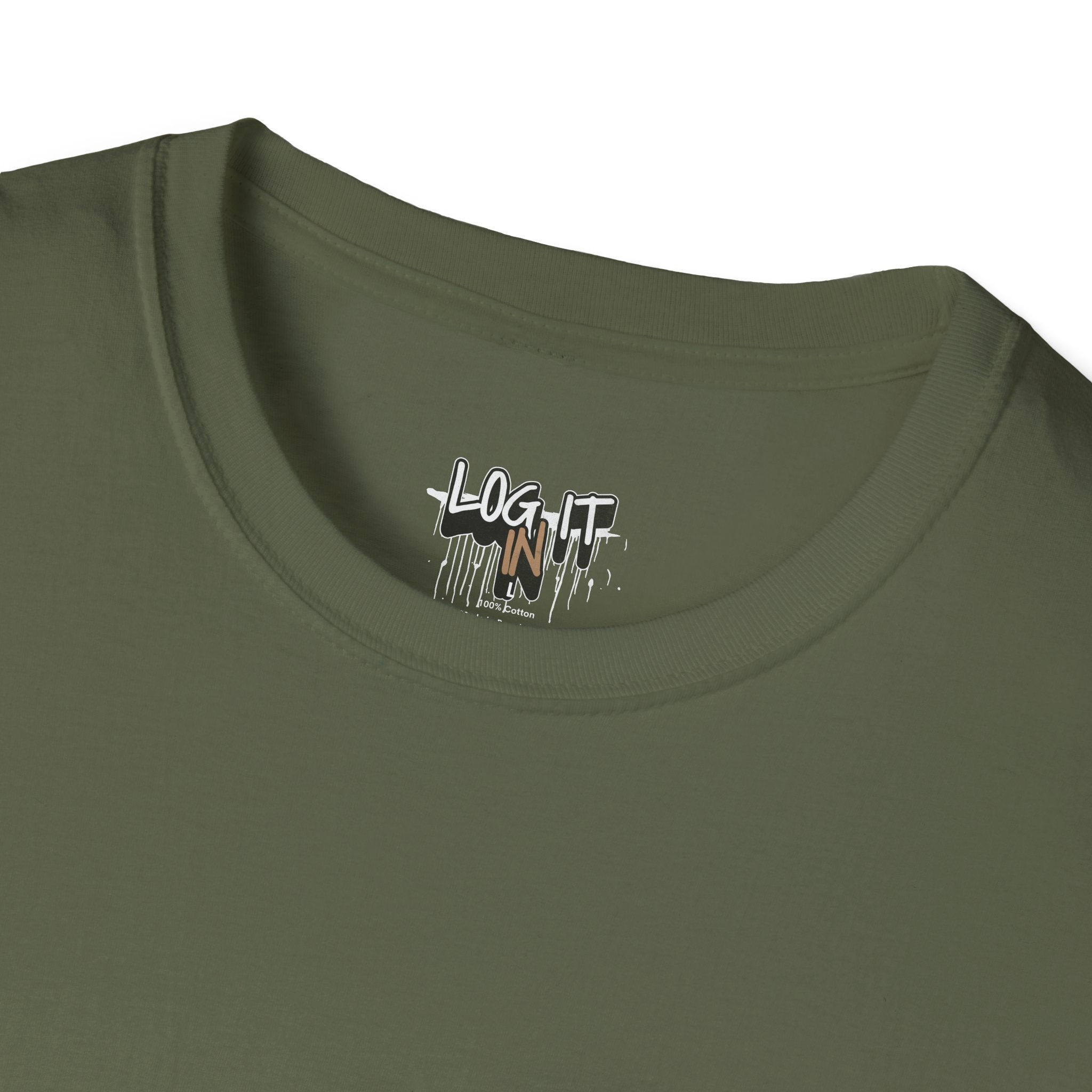 Log It In T-Shirt — Urban Graffiti Drip Tee