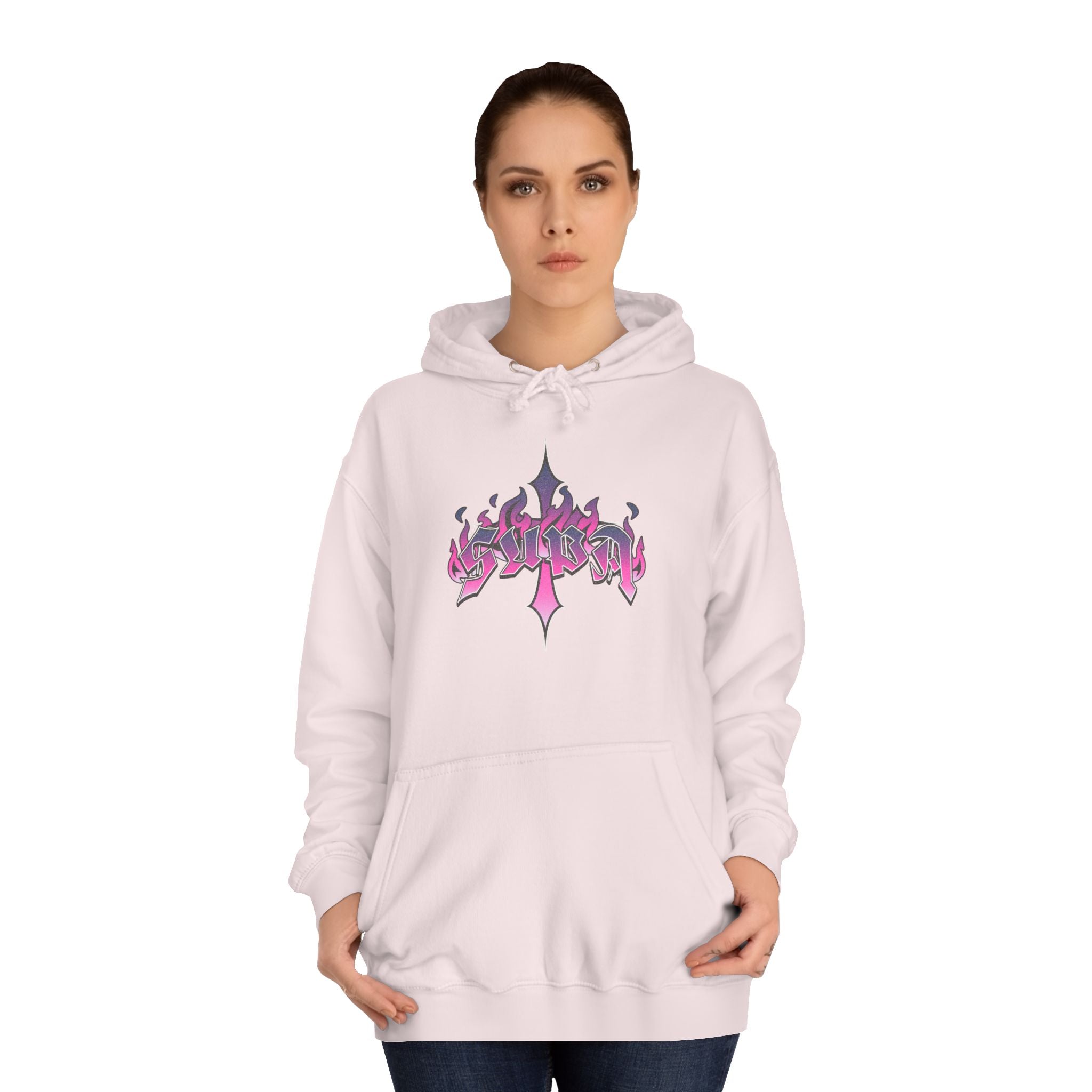 Trendy Unisex Supa Hoodie with Bold Graphic Design