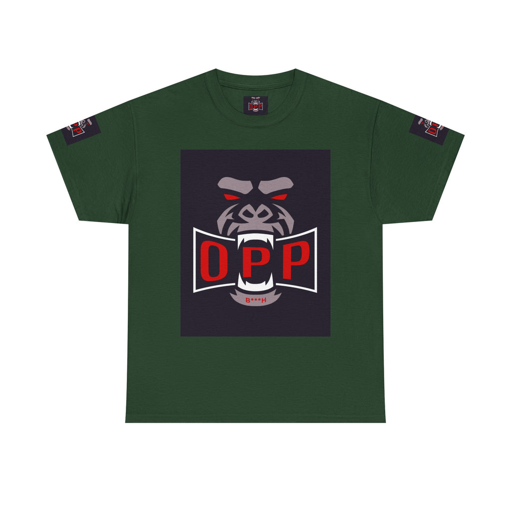 Gorilla OPP Graphic Tee — Bold Red & Black Urban Streetwear Shirt