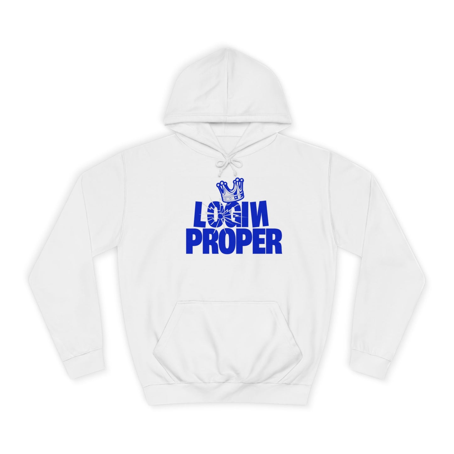 Unisex Hoodie - 'Login Proper' Trendy Spirit Wear, Casual Streetwear, Gift, Cozy Lounge Sweatshirt