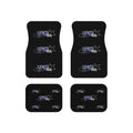 Car Mats Set — Black 'Real Proper' Logo Floor Liners (Set of 4)