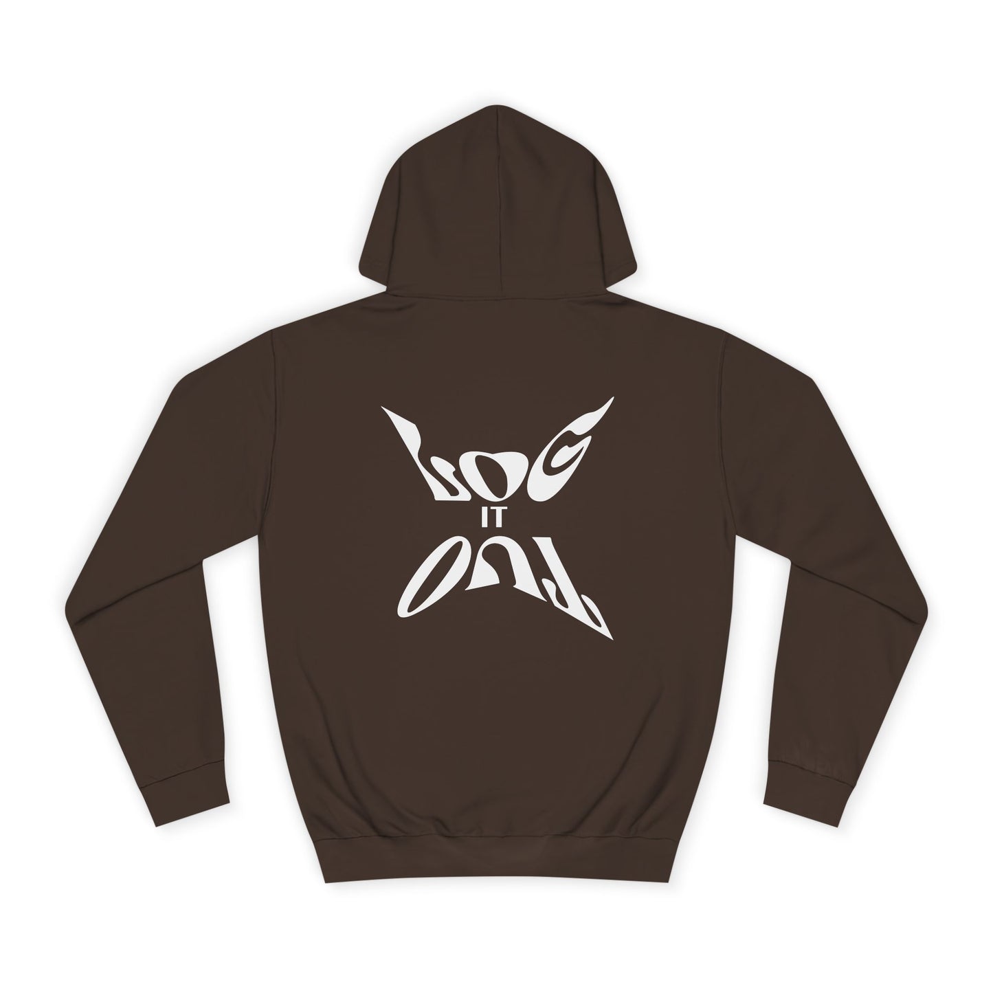 Unisex Hoodie with Artistic 'Log It Out' Design, Cozy Sweatshirt, Perfect Gift, Casual Outfits
