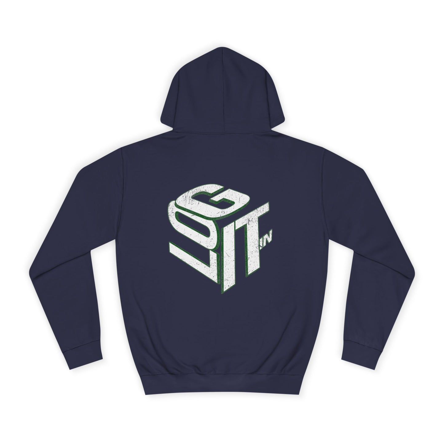 Stylish Unisex  Hoodie with Design, Log it in Sweatshirt, Casual Hoodie, Modern Apparel, Unique Gear