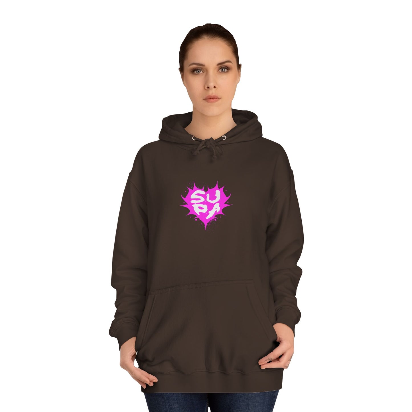 Supa Vibe Unisex Hoodie | Trendy Sweatshirt for, Casual Wear,Life, Gift for Graduates, Unique Fashion Statement