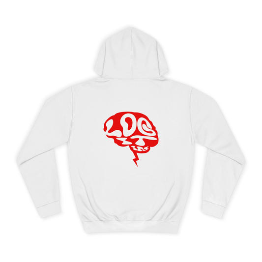 Unisex Log it in Hoodie with Unique Brain Design, Casual Wear, Trendy Apparel, Festive Occasions, Graphic Hoodie