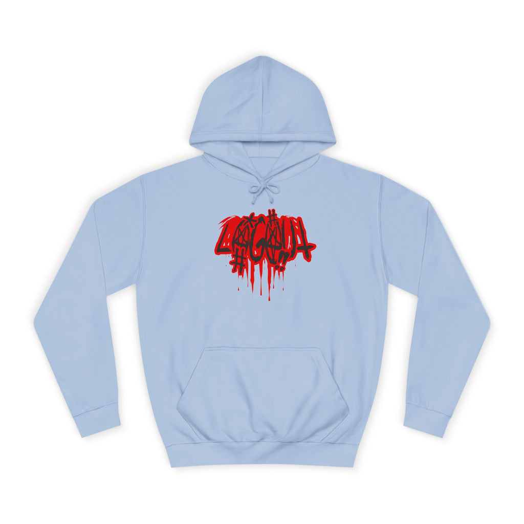 Bold Graffiti log out Hoodie, Unisex Streetwear, Comfortable Casual Wear,