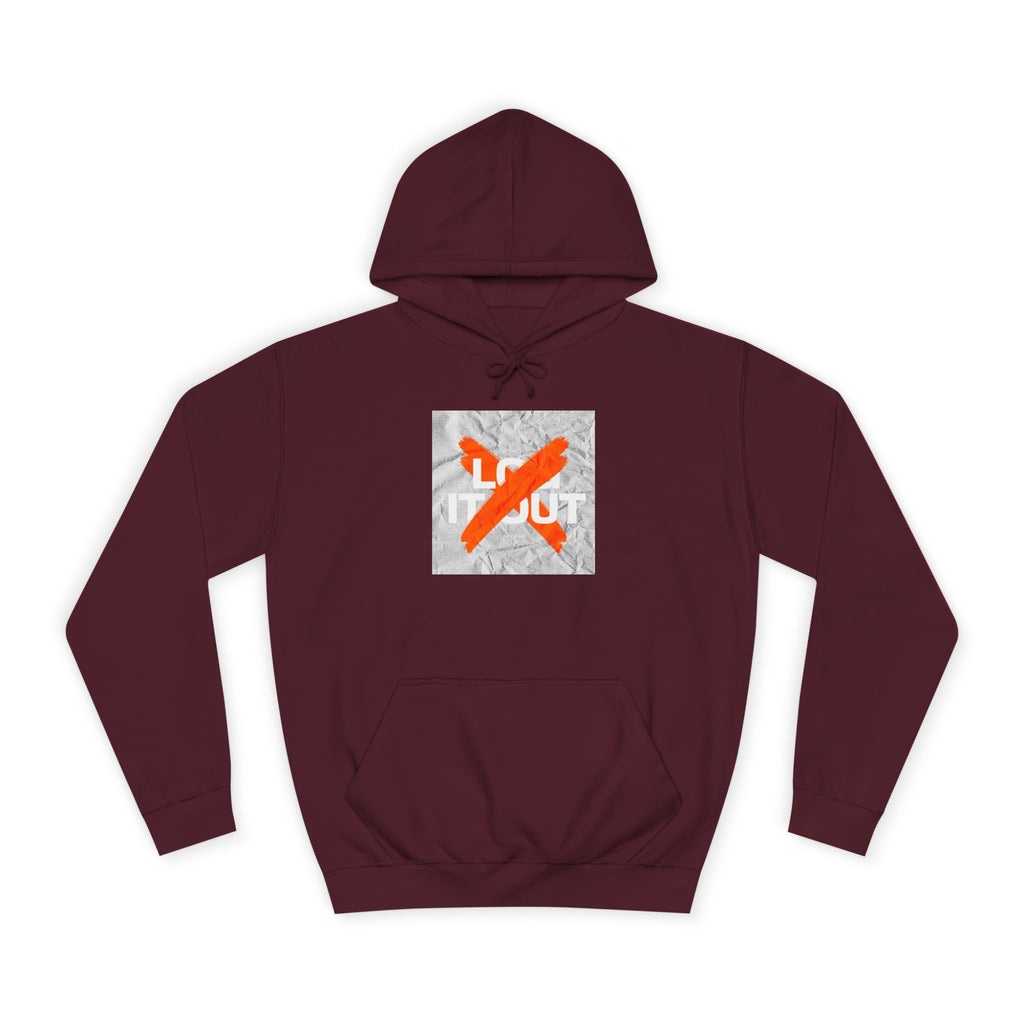 Trendy Unisex Hoodie - Stylish Graphic Sweatshirt, Casual Wear, Gifts, and Everyday Comfort - 'Log it Out' Design