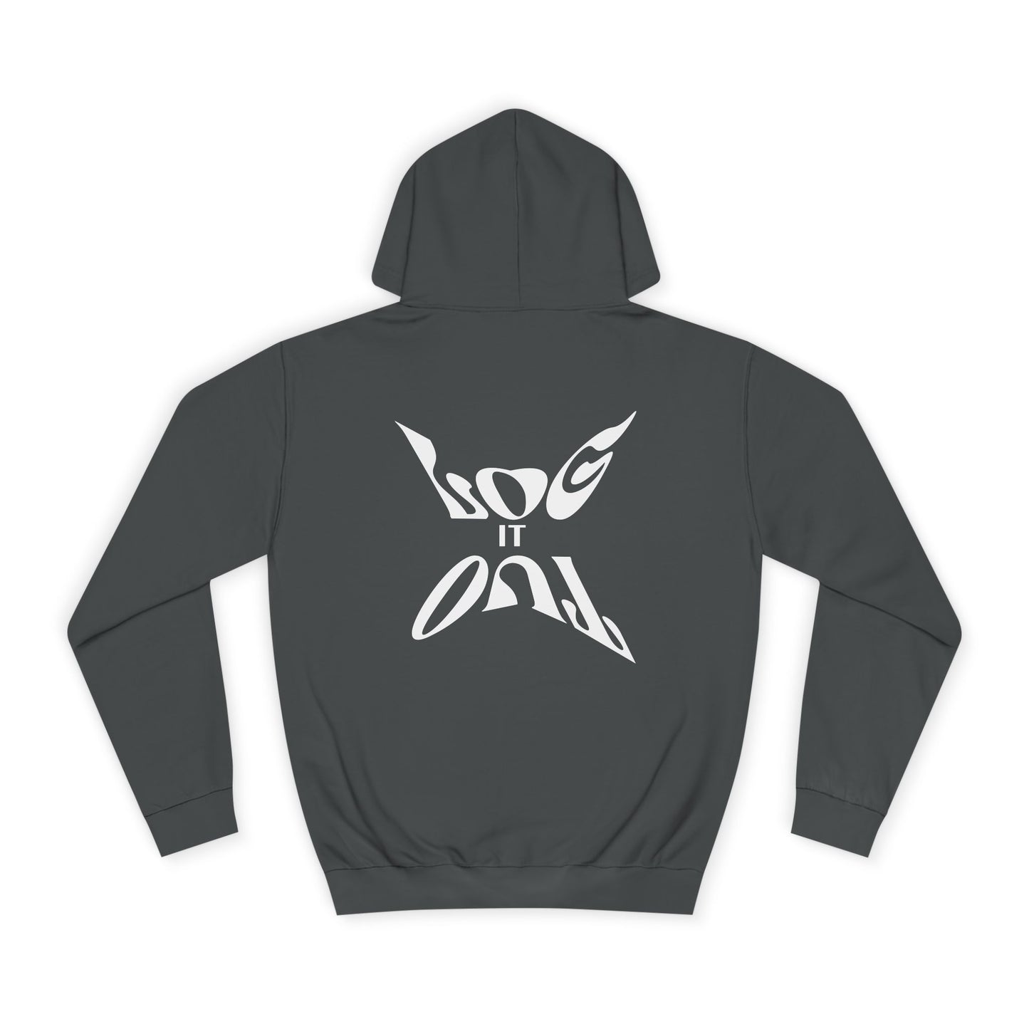 Unisex Hoodie with Artistic 'Log It Out' Design, Cozy Sweatshirt, Perfect Gift, Casual Outfits