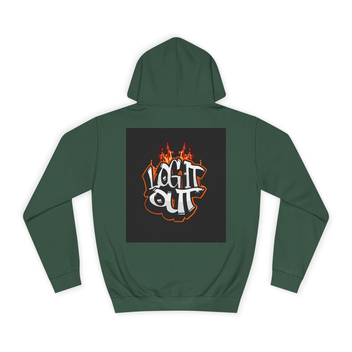 Stylish Unisex Hoodie with 'Log It Out' Design, Cozy Wear, Trendy Streetwear, Perfect for Parties