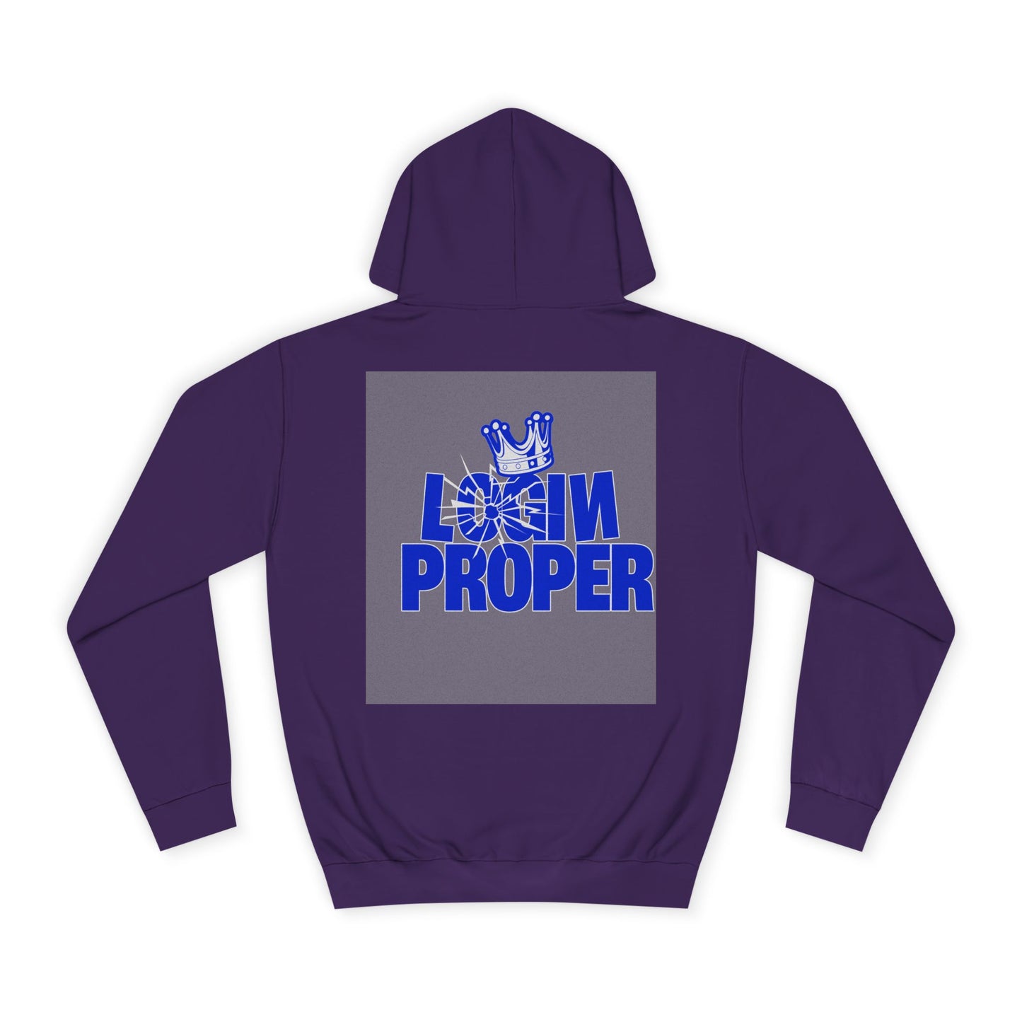 Unisex Hoodie - 'Login Proper' Trendy Spirit Wear, Casual Streetwear, Gift, Cozy Lounge Sweatshirt