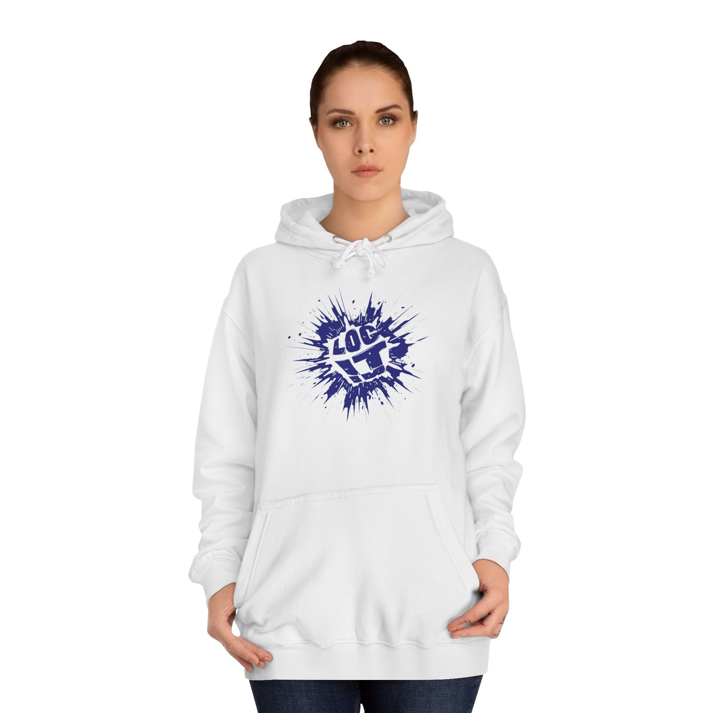 Unisex 'Log it in' Hoodie - Trendy Vibe, Perfect for Everyday wear, Casual Style, Great for Gifting, Ideal for Life