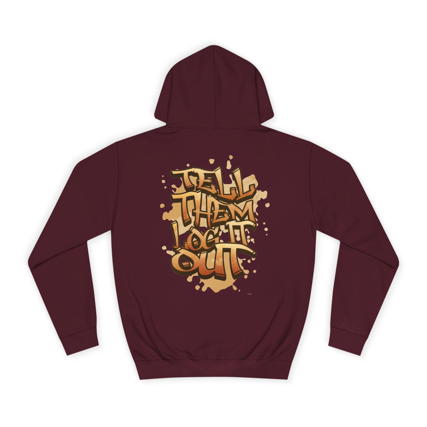 Unisex Hoodie with Graffiti Art, Streetwear Style, Casual Outfit, Gift, Trendy Hoodie for Everyday Life
