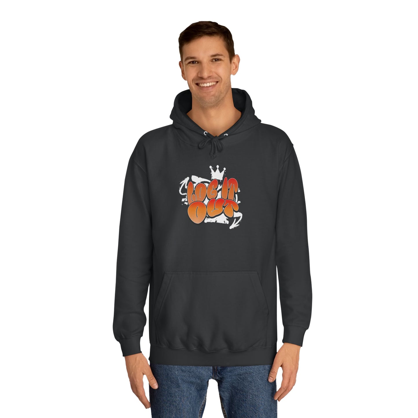 Unisex Hoodie - 'Log It Out' Trendy Comfort Wear
