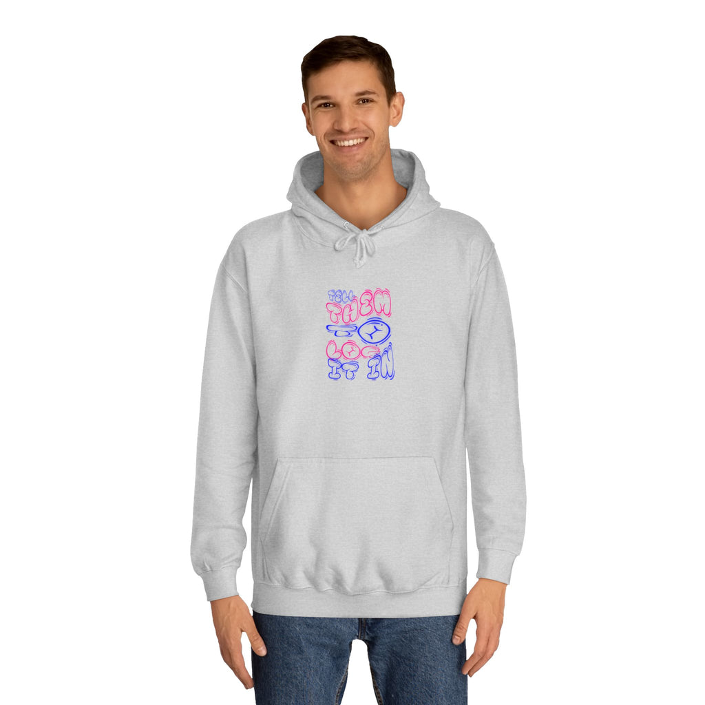 Chill Vibes Log it in Hoodie | Cozy Unisex Sweatshirt, Gifts for Graduates, Apparel, Everyday Comfort