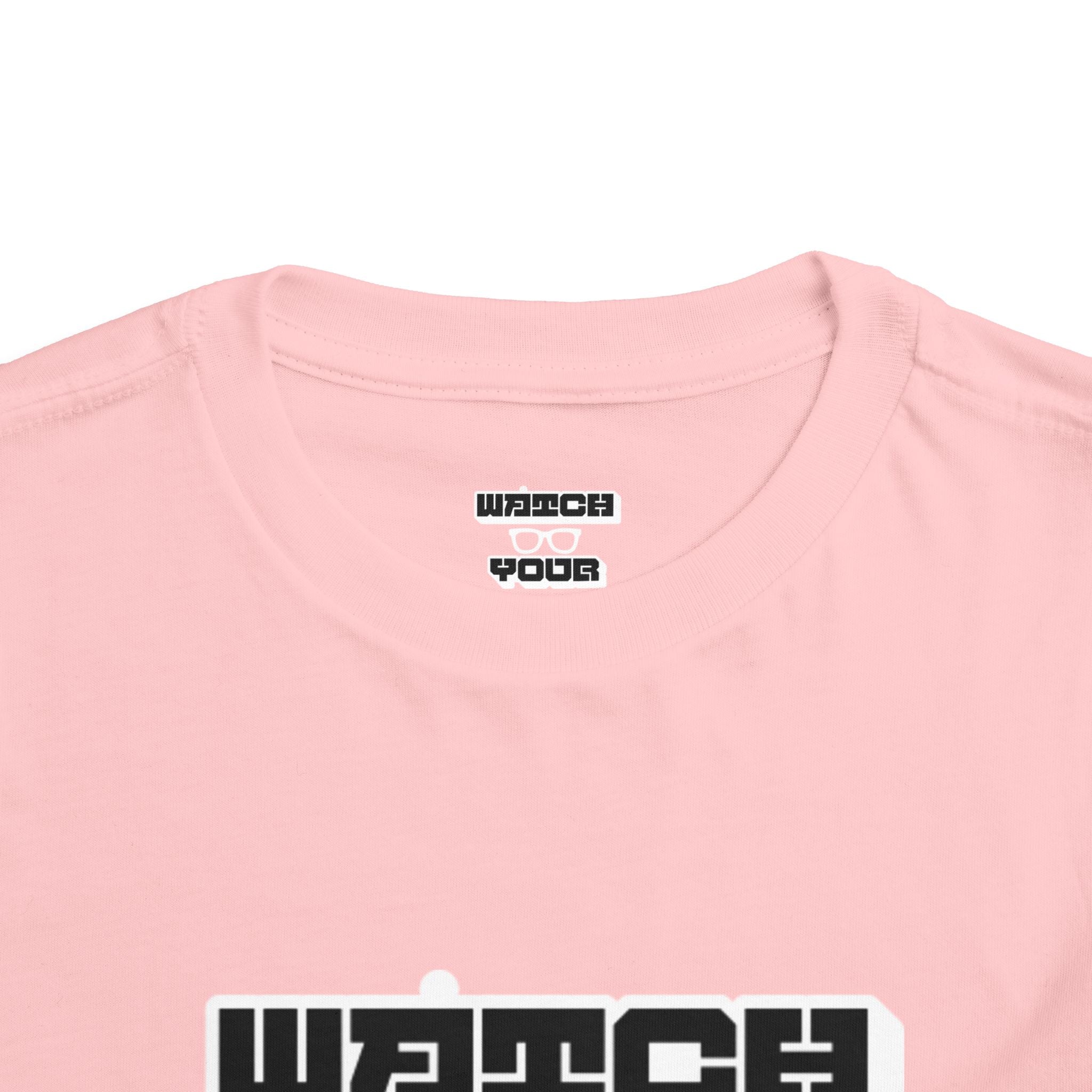 Toddler Tee — "Watch Your Back" Graphic Kids Shirt