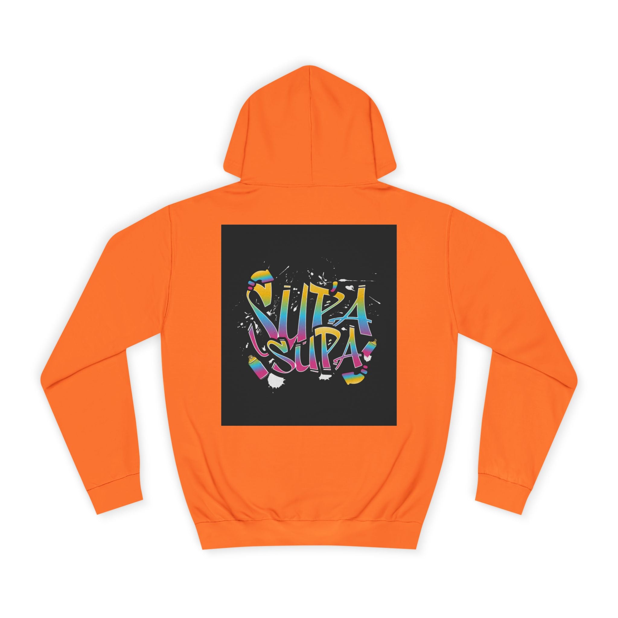 Colorful Unisex Supa Supa Hoodie, Casual Sweatshirt, Vibrant Apparel, Streetwear Hoodie
