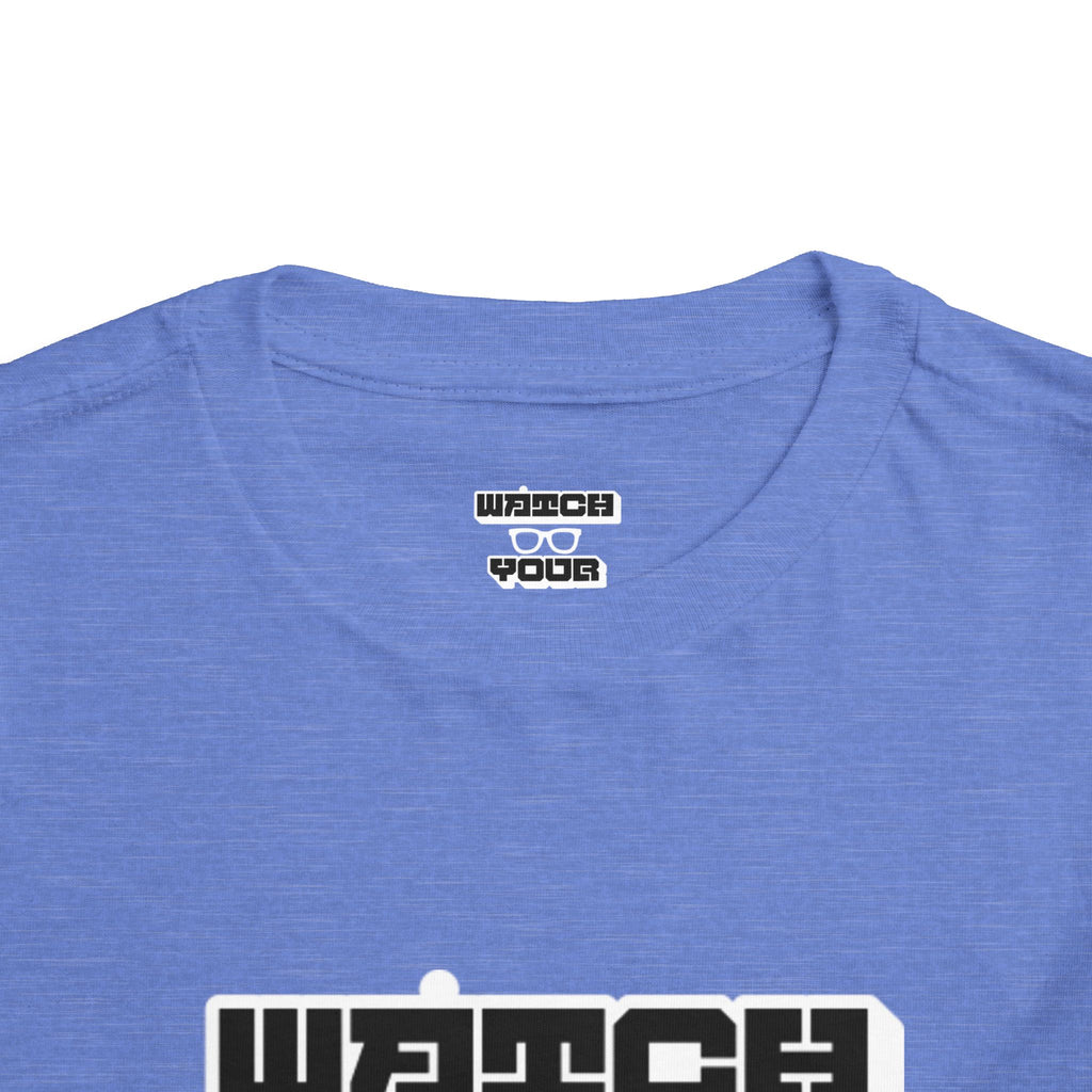 Toddler Tee — "Watch Your Back" Graphic Kids Shirt