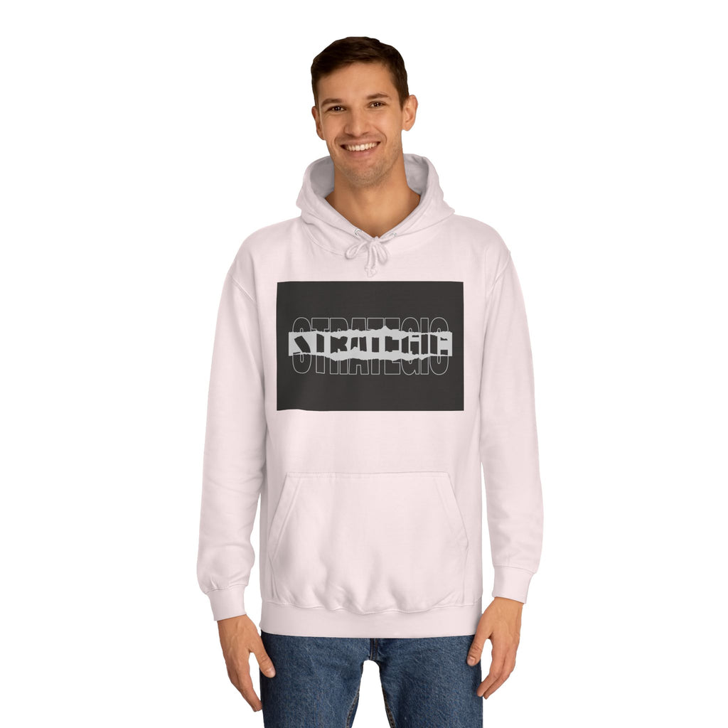 Unisex Hoodie with Strategic Print, Casual Sweatshirt,Gift, Trendy Apparel, Everyday Wear